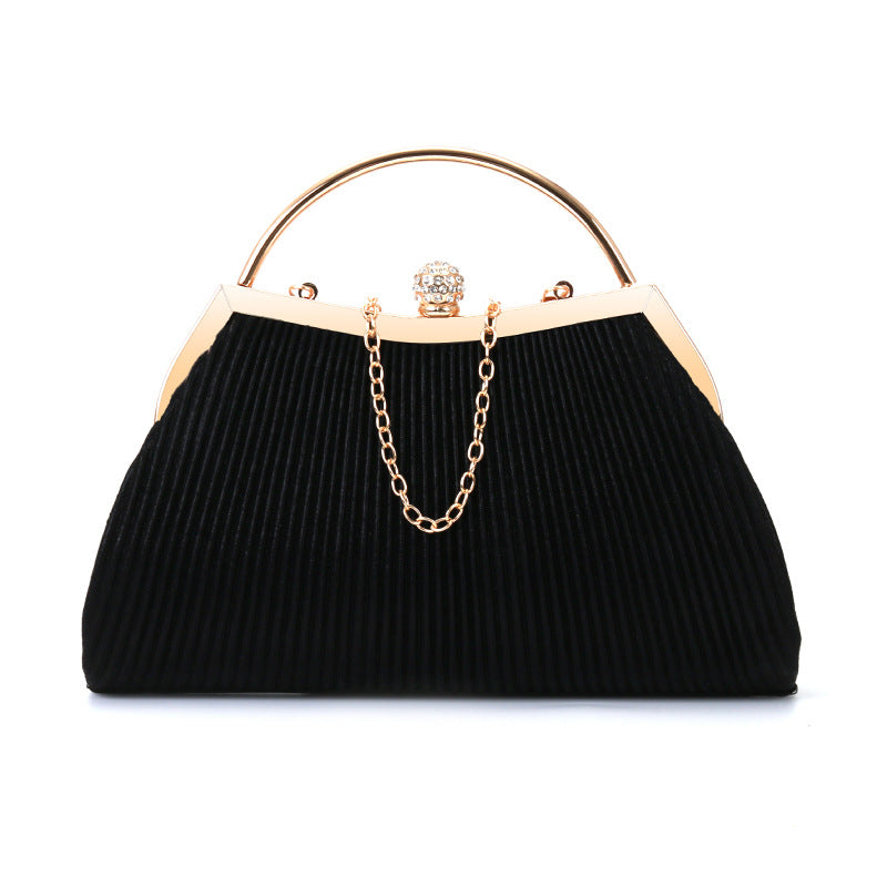 folded metal diamond-studded handbag wedding clutch bag - MERGE.DAY.1.FREESTYLE