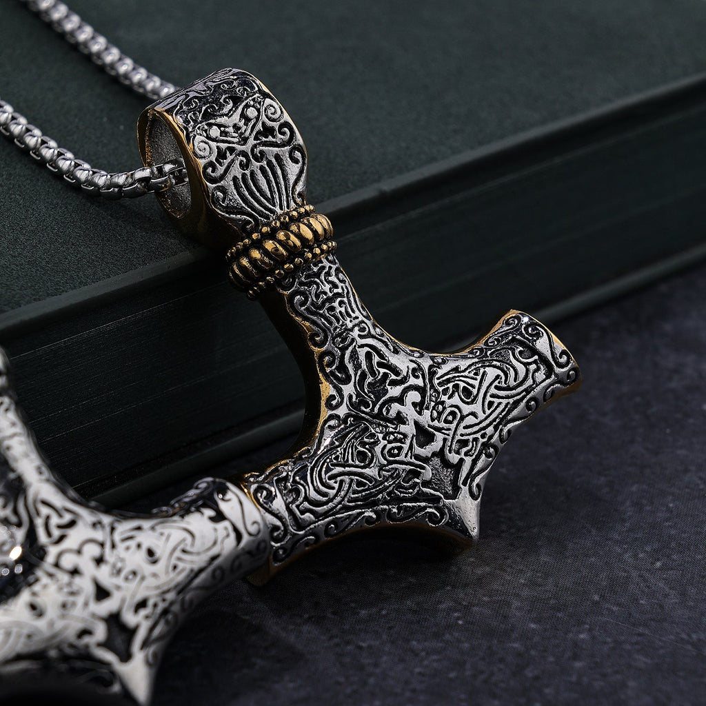 Viking mjolnir necklace - MERGE.DAY.1.FREESTYLE