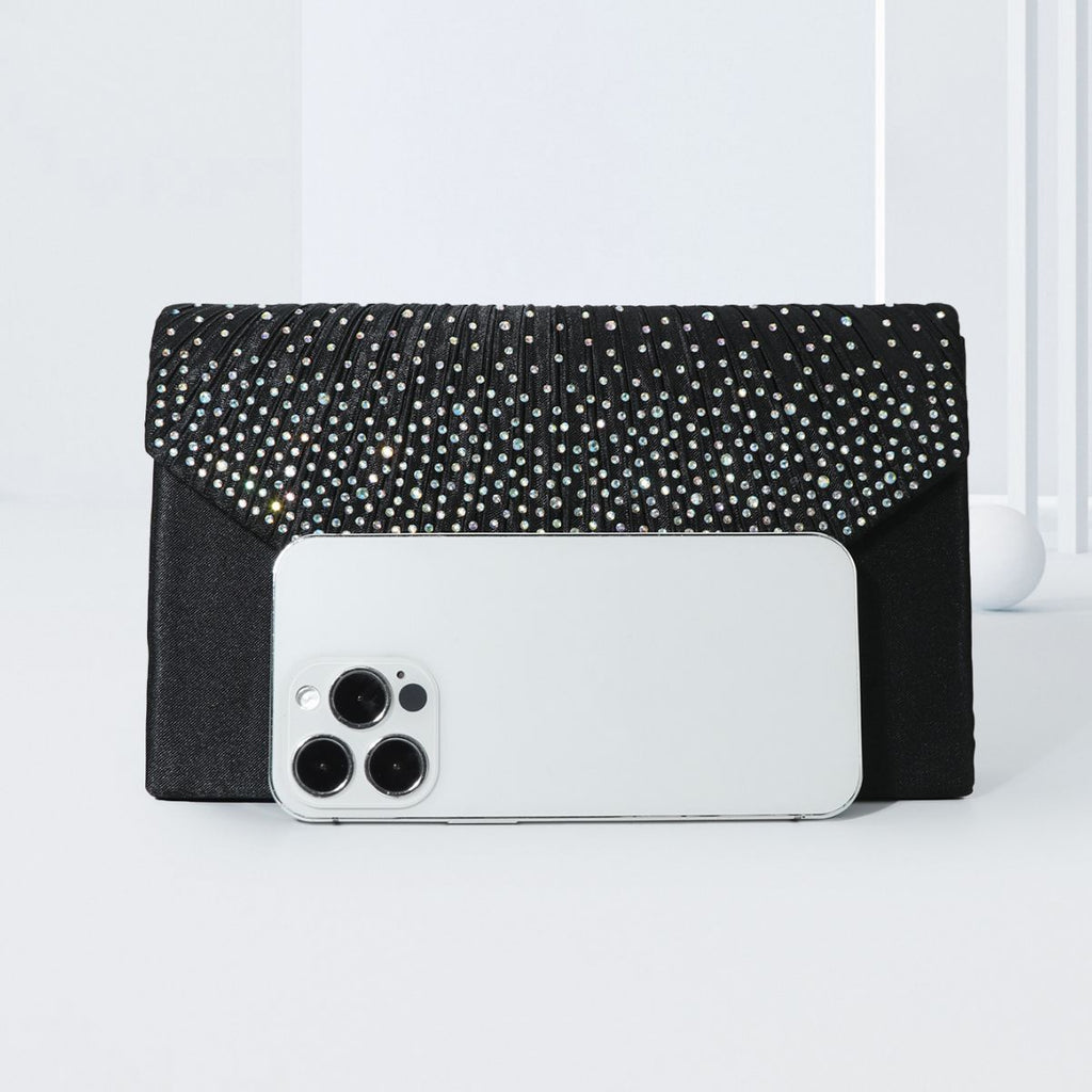 Colorful hot diamond black clutch - MERGE.DAY.1.FREESTYLE