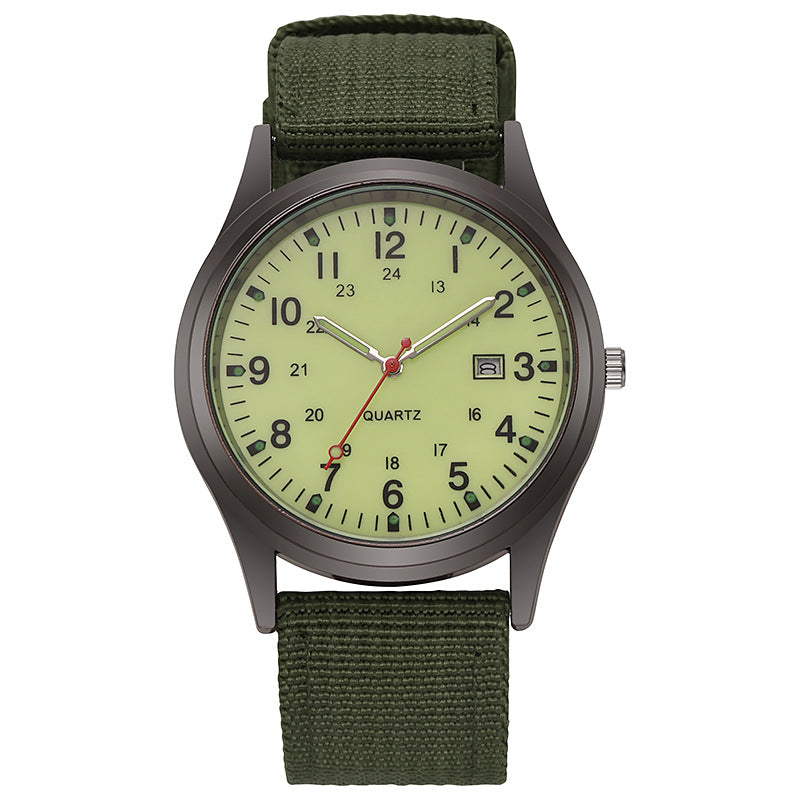 Canvas men's casual fashion gift watch, quartz watch - MERGE.DAY.1.FREESTYLE