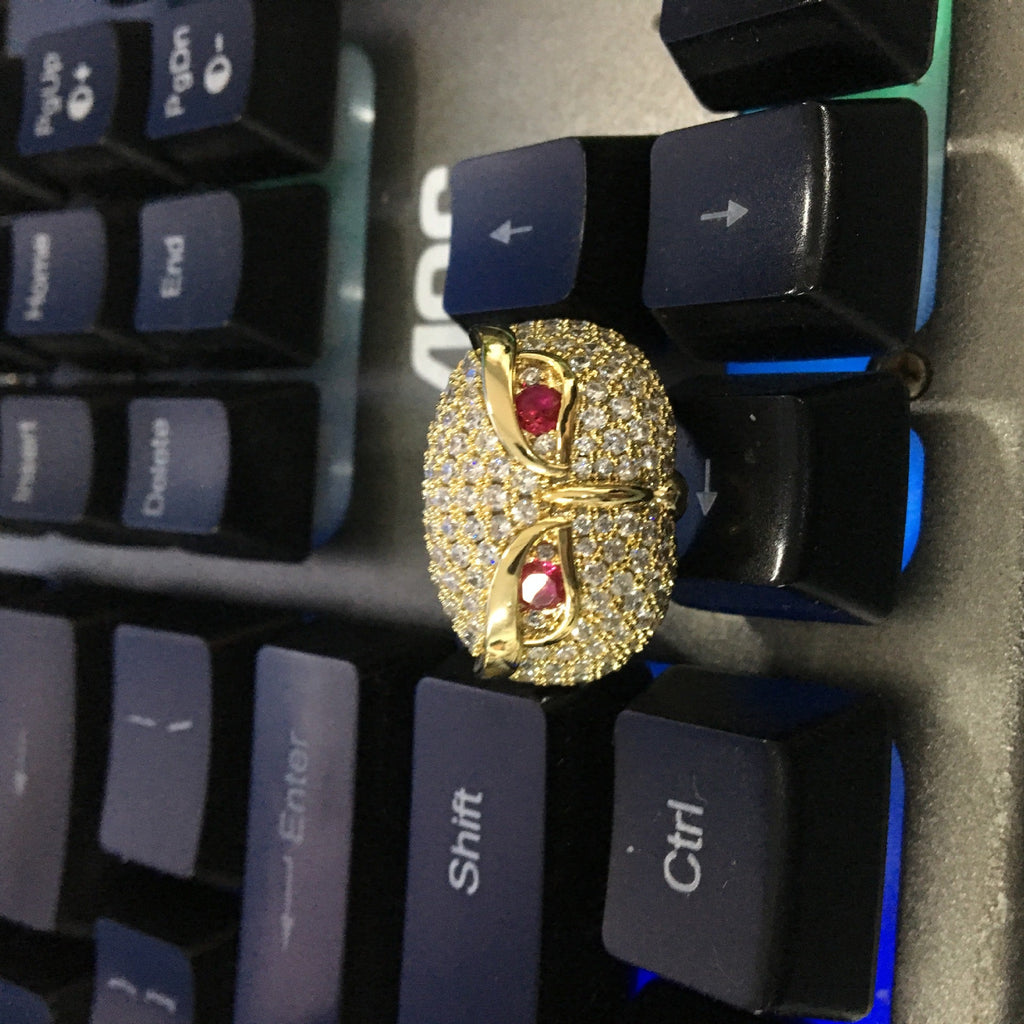 Hip-hop creative owl zircon-encrusted ring - MERGE.DAY.1.FREESTYLE