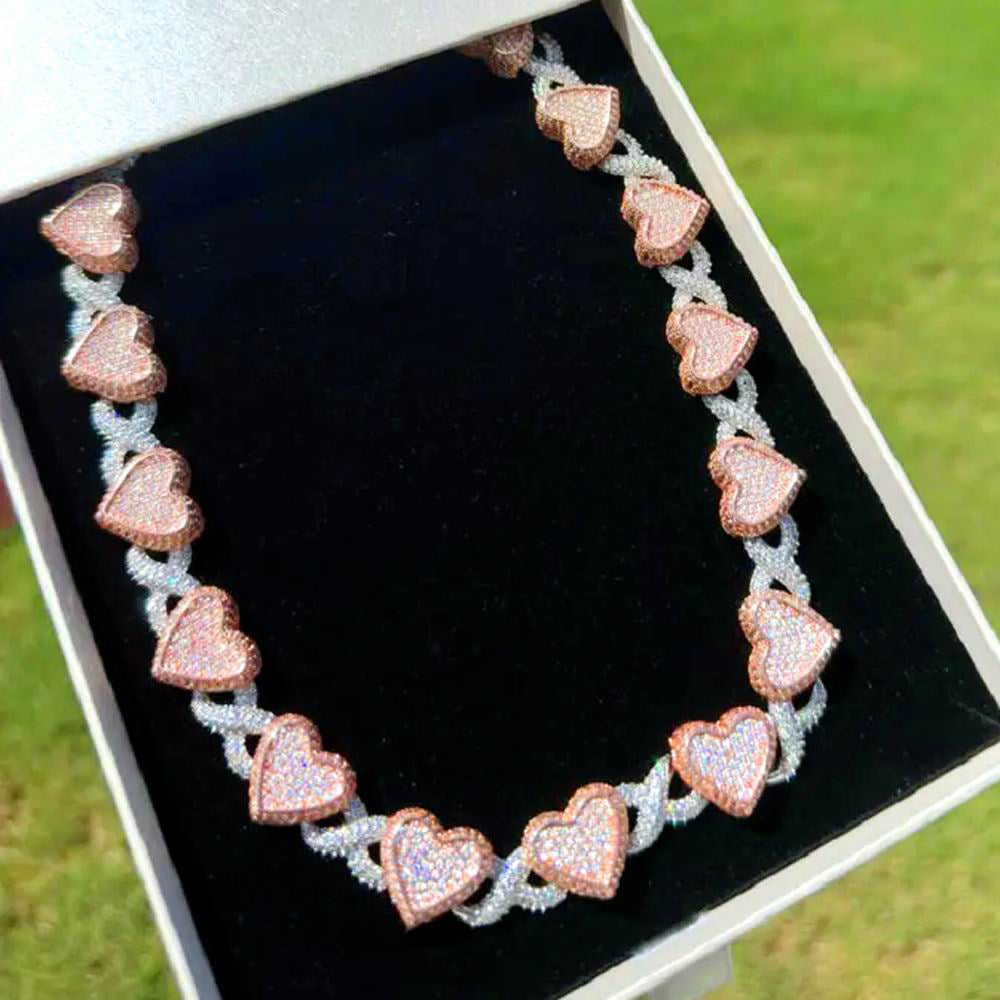 Zircon Infinity Heart Necklace - MERGE.DAY.1.FREESTYLE