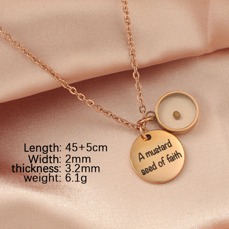 mustard seed necklace - MERGE.DAY.1.FREESTYLE