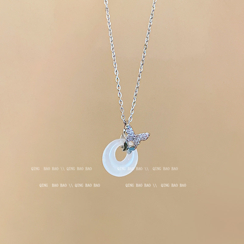 Titanium steel pearl clavicle necklace - MERGE.DAY.1.FREESTYLE