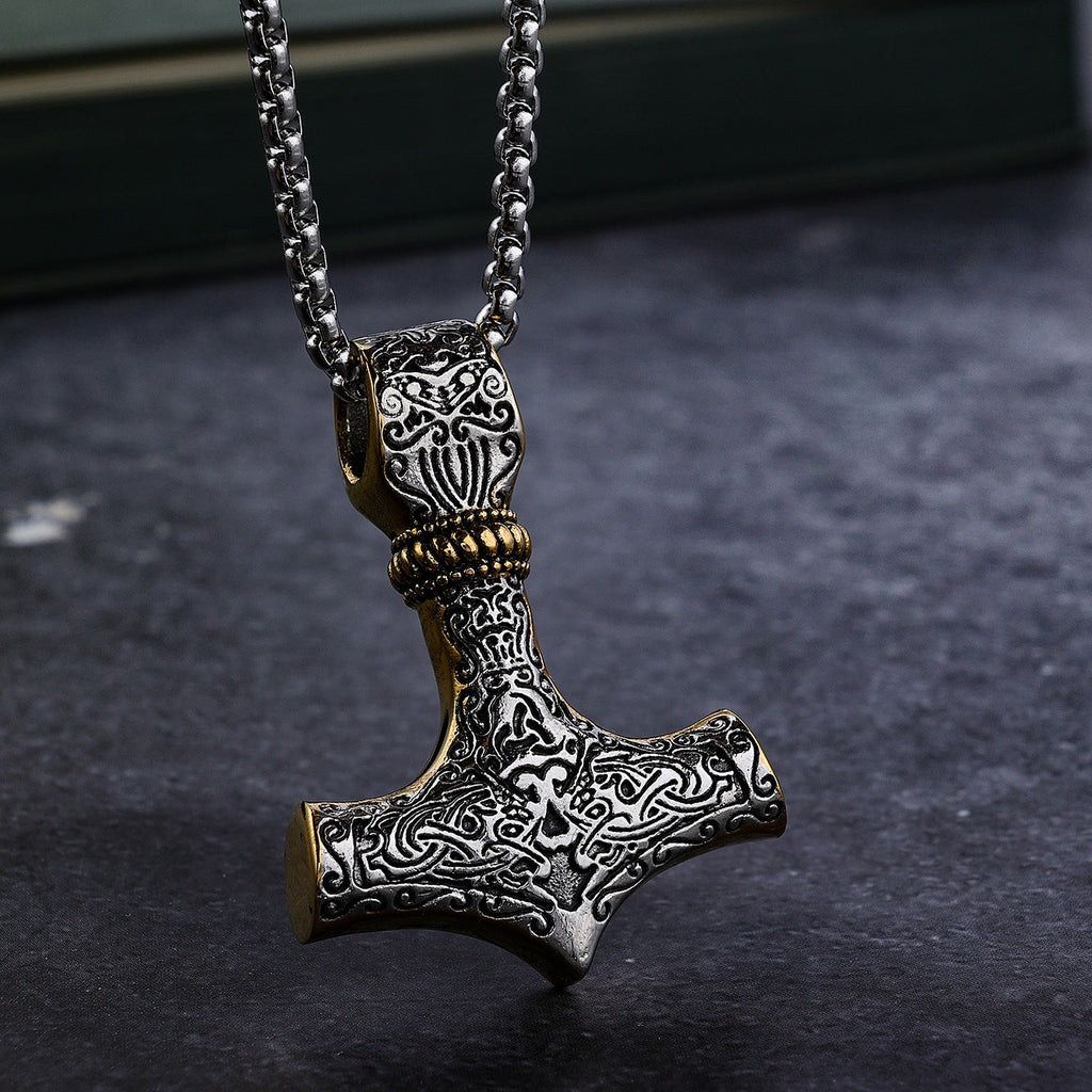 Viking mjolnir necklace - MERGE.DAY.1.FREESTYLE