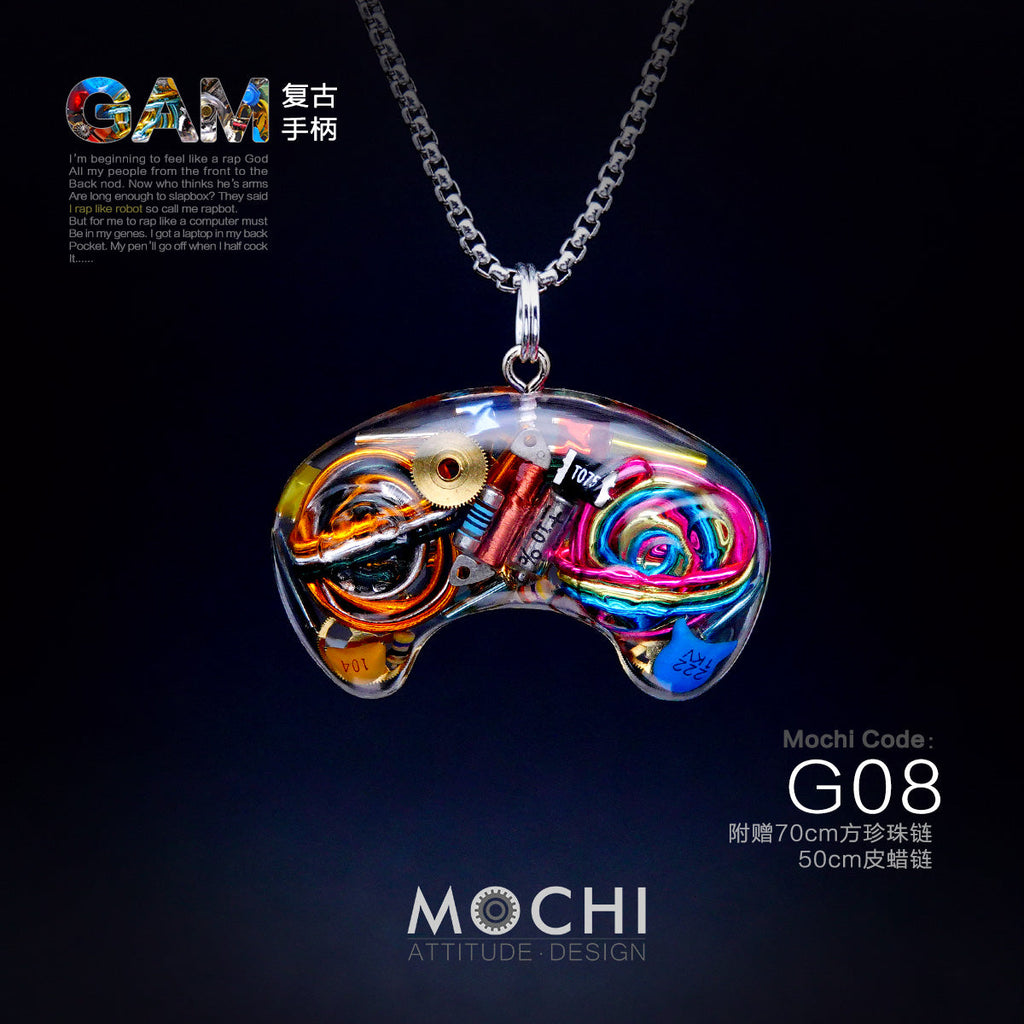 Original Cyberpunk Retro Industrial Wind Necklace Hip Hop Gamepad Pendant - MERGE.DAY.1.FREESTYLE