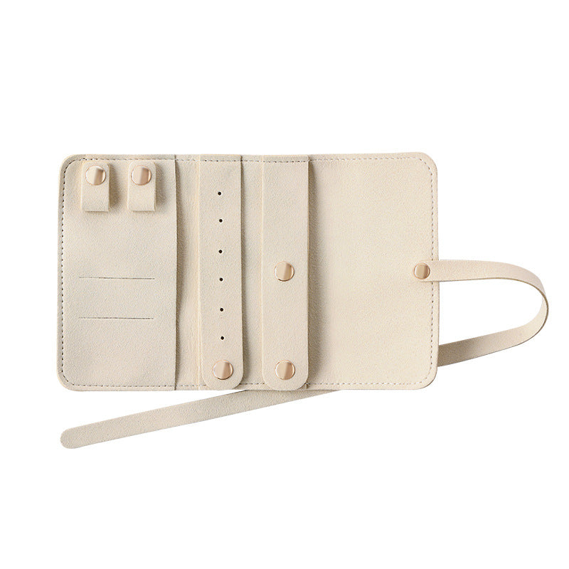 Portable multifunctional leather jewelry clutch bag - MERGE.DAY.1.FREESTYLE