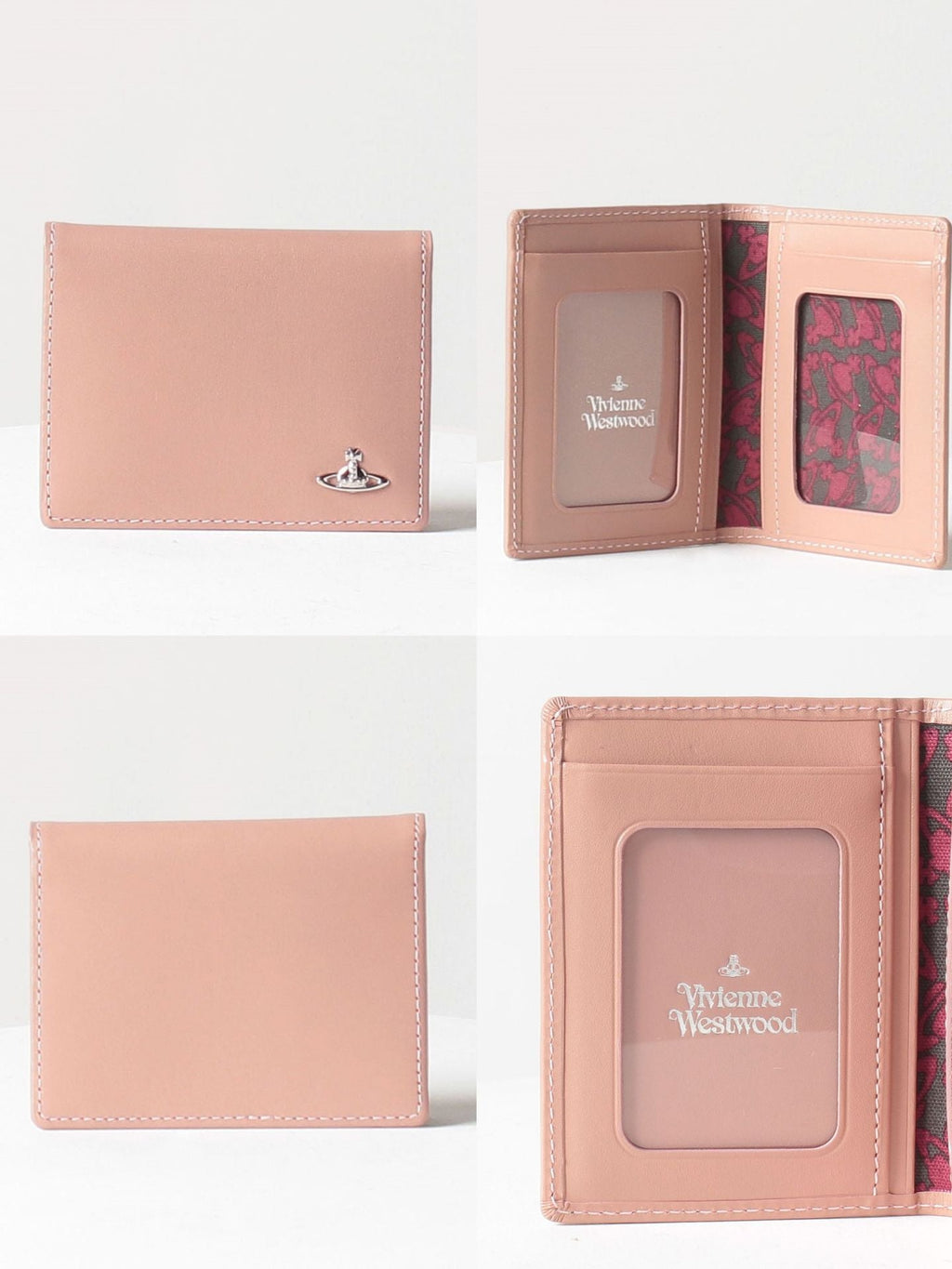 Card holder ID holder genuine leather long solid color - MERGE.DAY.1.FREESTYLE