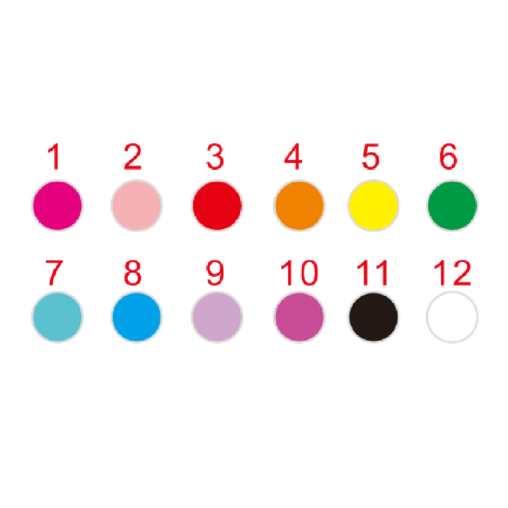 Zircon Acrylic Patch Color Name Necklace - MERGE.DAY.1.FREESTYLE