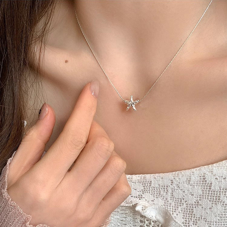 starfish s925 sterling silver lava necklace - MERGE.DAY.1.FREESTYLE