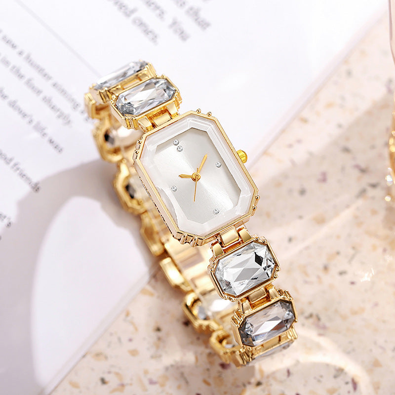 High-value rock candy full diamond watch with great elegance - MERGE.DAY.1.FREESTYLE
