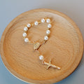 rosary pearl cross full moon blessing bracelet - MERGE.DAY.1.FREESTYLE