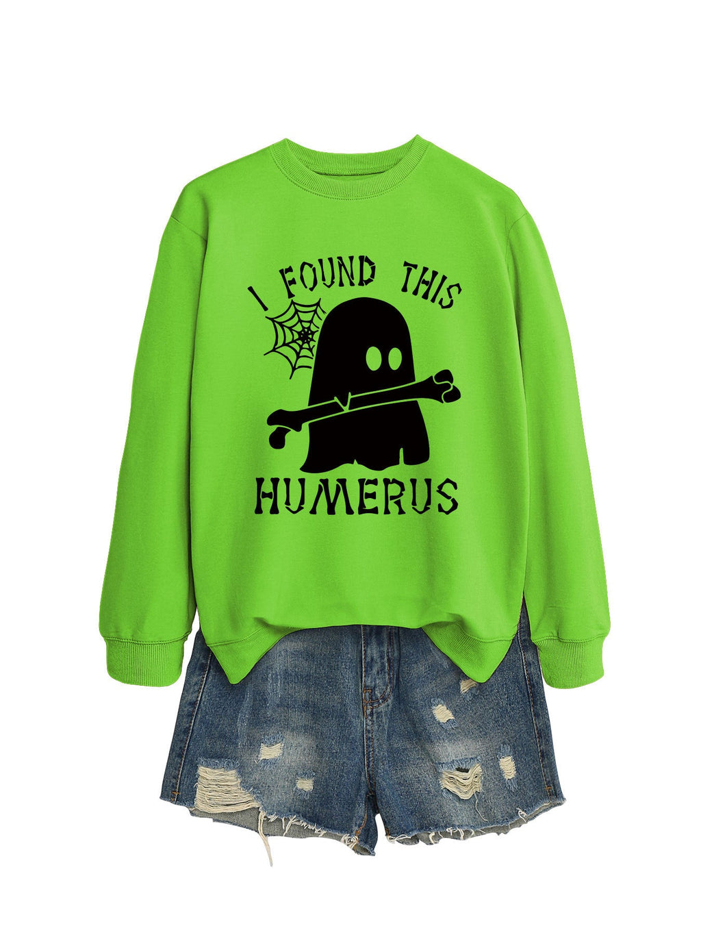 I FOUND THIS HUMERUS round neck loose sweatshirt - MERGE.DAY.1.FREESTYLE