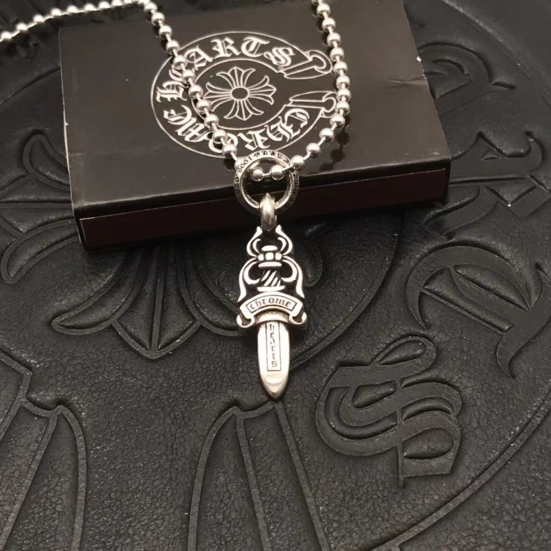 Small Retro Dagger Necklace - MERGE.DAY.1.FREESTYLE
