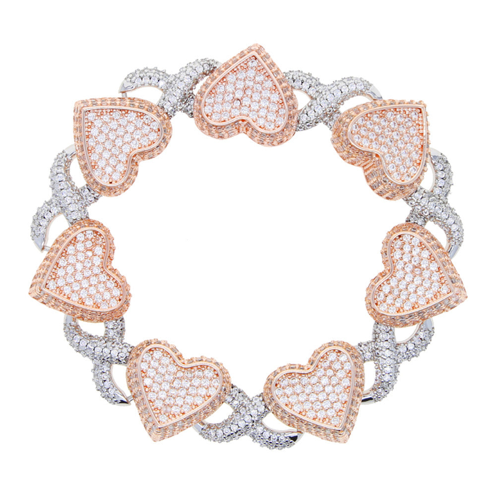 Zircon Infinity Heart Necklace - MERGE.DAY.1.FREESTYLE