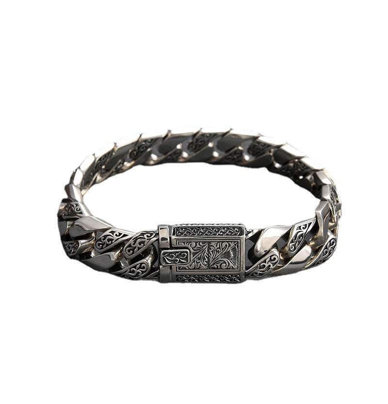 Tang grass pattern punk bare bracelet - MERGE.DAY.1.FREESTYLE