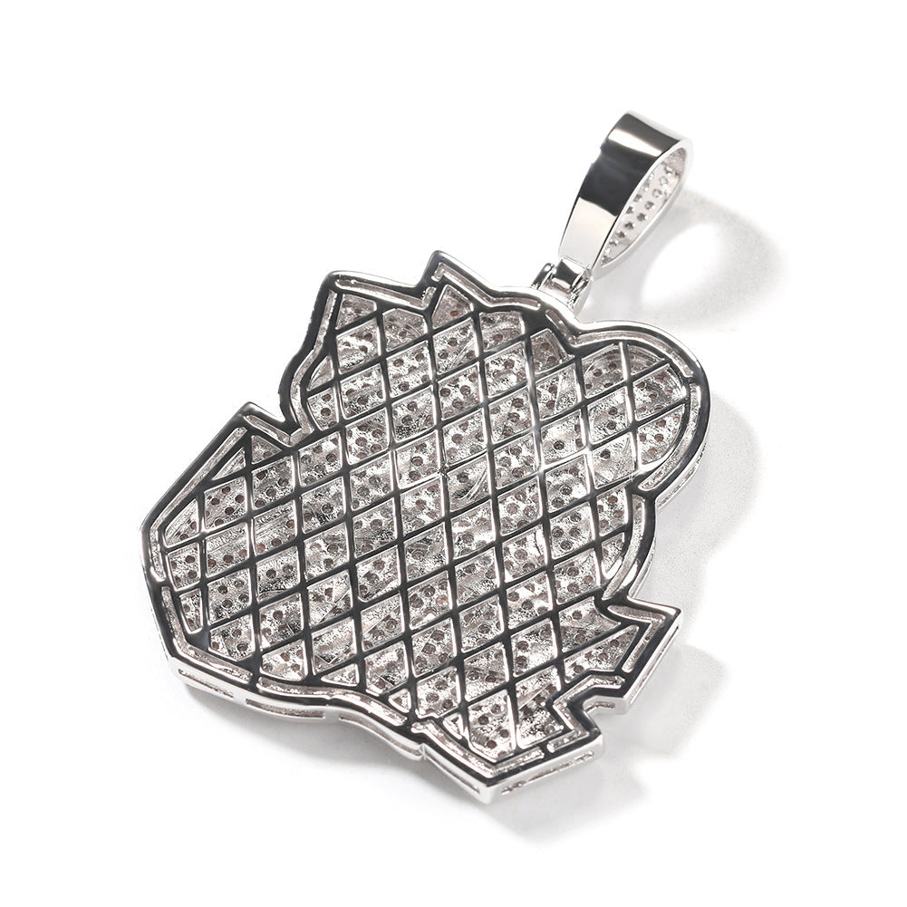 80Sbaby hip-hop diamond necklace - MERGE.DAY.1.FREESTYLE