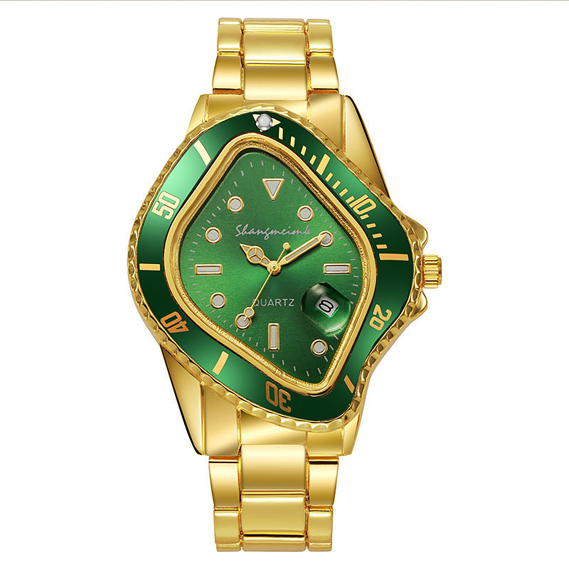 Twisted Submariner Set Alloy Steel Band Waterproof Casual Watch - MERGE.DAY.1.FREESTYLE