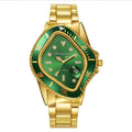 Twisted Submariner Set Alloy Steel Band Waterproof Casual Watch - MERGE.DAY.1.FREESTYLE