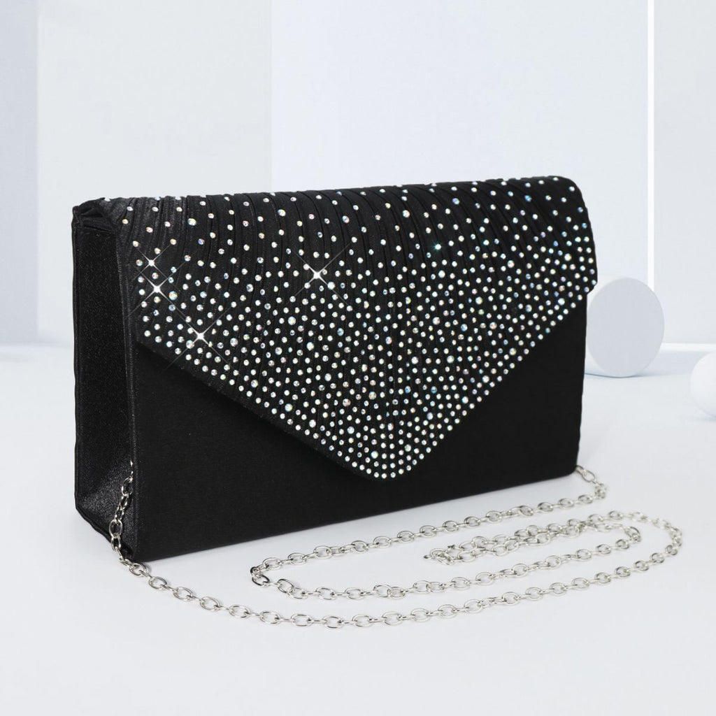 Colorful hot diamond black clutch - MERGE.DAY.1.FREESTYLE