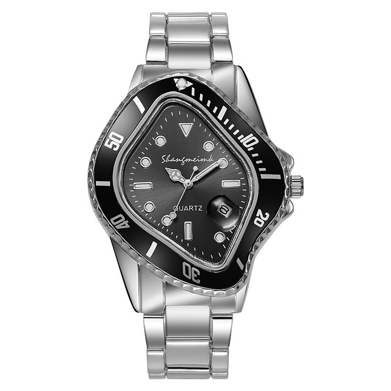 Twisted Submariner Set Alloy Steel Band Waterproof Casual Watch - MERGE.DAY.1.FREESTYLE