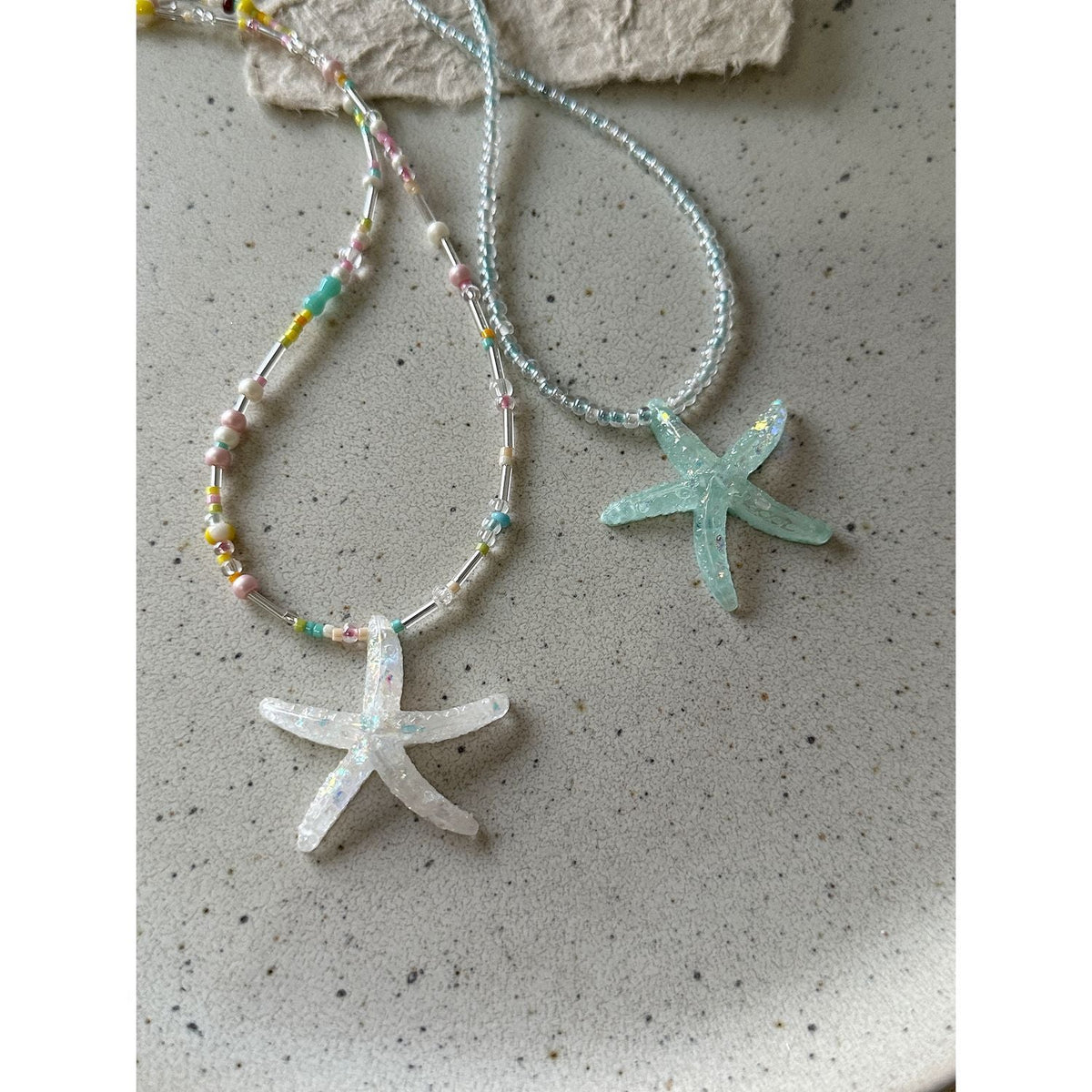 starfish necklace fresh dopamine color necklace - MERGE.DAY.1.FREESTYLE