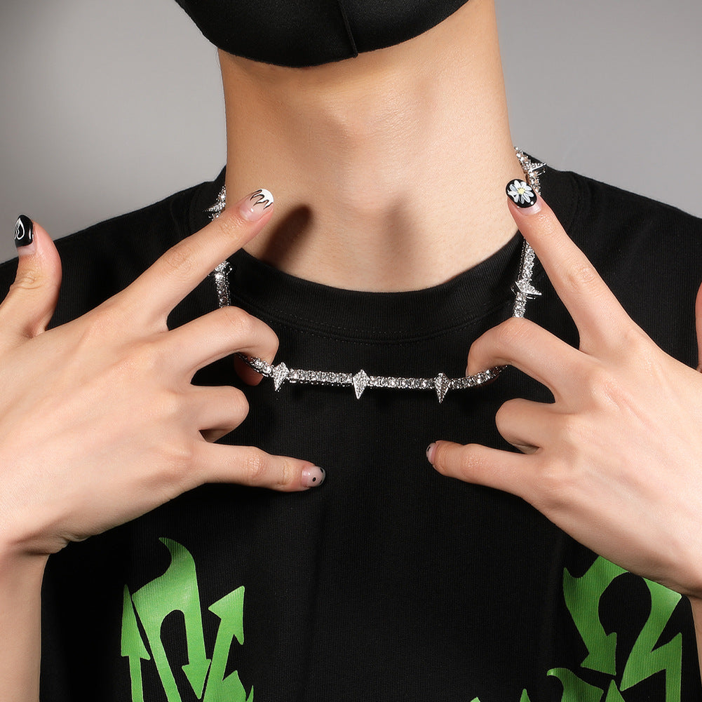 Hip-hop Black Panther zircon tennis chain - MERGE.DAY.1.FREESTYLE