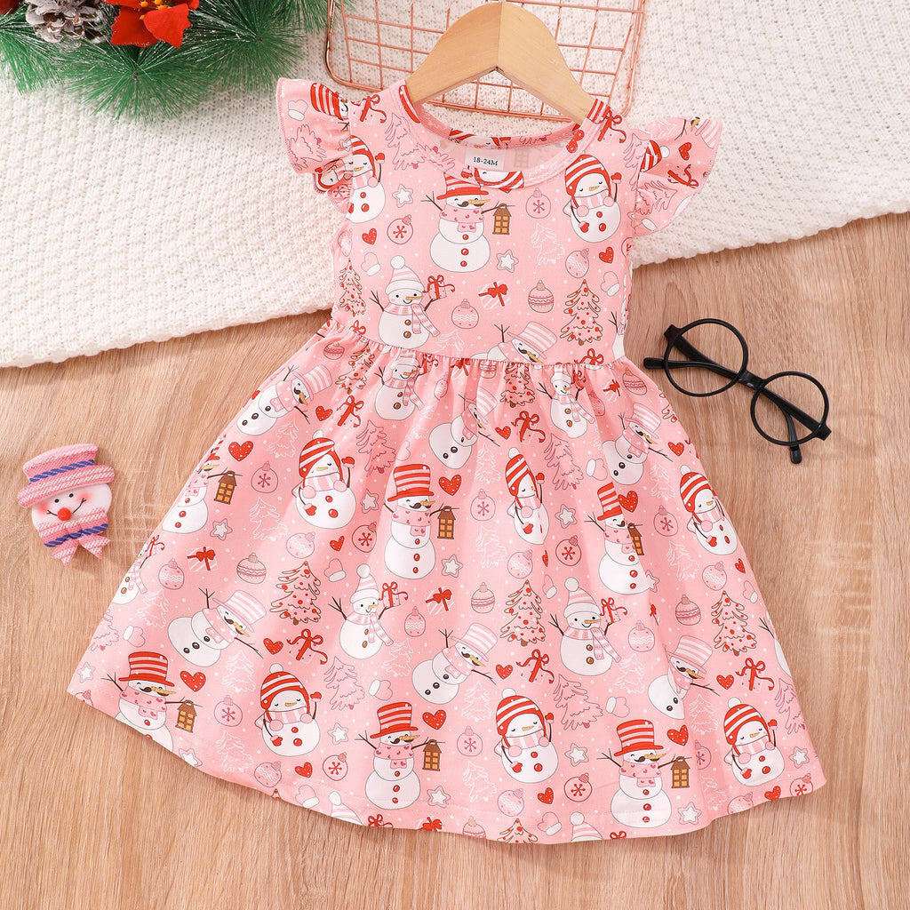 Halloween Christmas children's clothing print dresses - MERGE.DAY.1.FREESTYLE