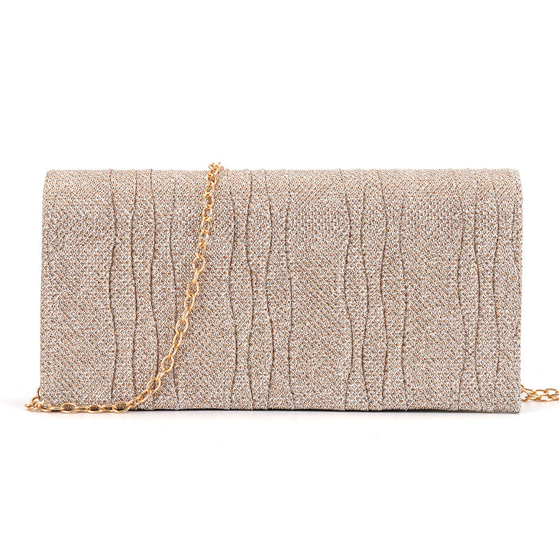 Solid color sequined cosmetics, portable storage clutch - MERGE.DAY.1.FREESTYLE
