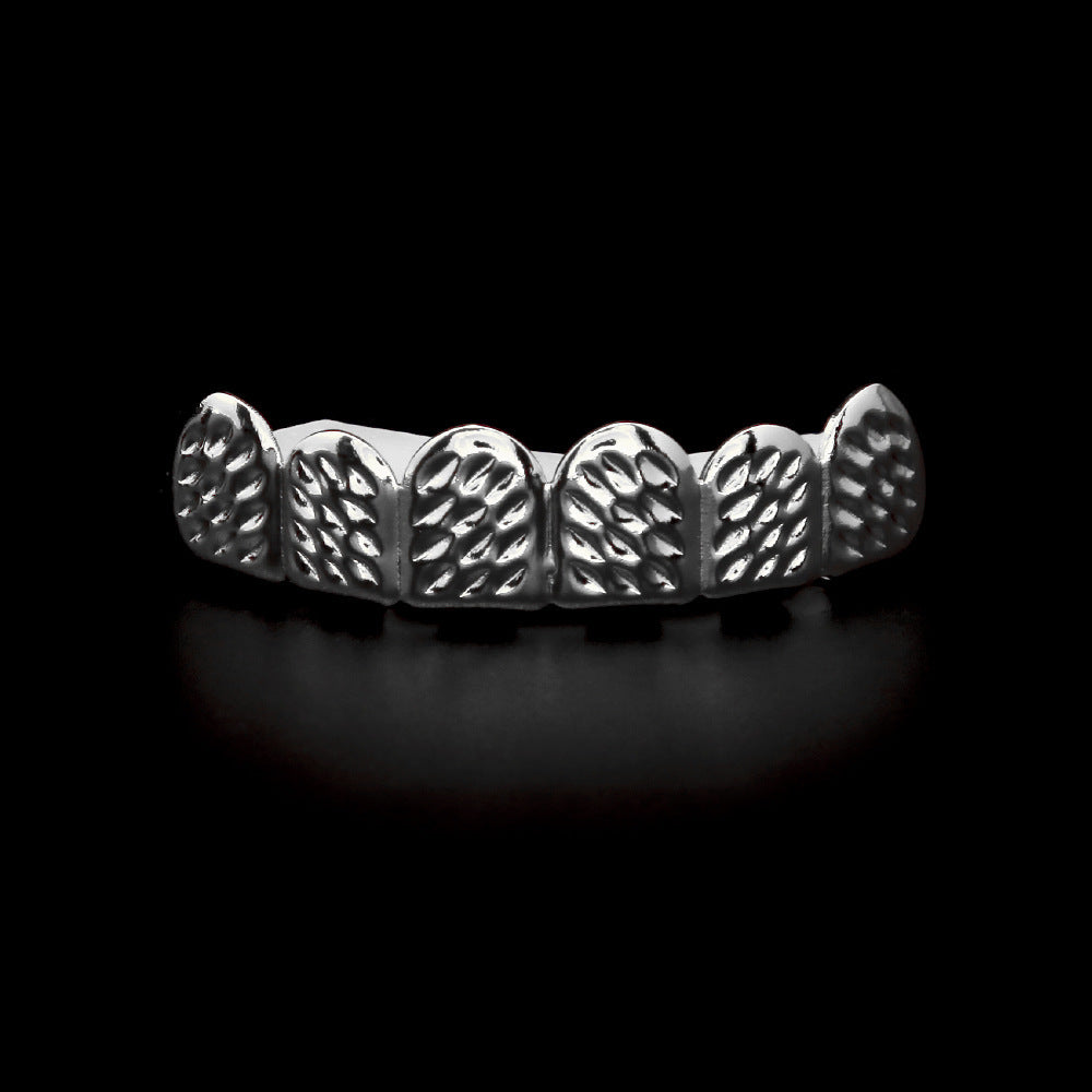 Hip-hop polished braces with gold electroplating - MERGE.DAY.1.FREESTYLE