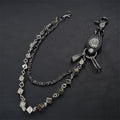 Carved leather dice vintage double-layer trouser chain waist chain - MERGE.DAY.1.FREESTYLE
