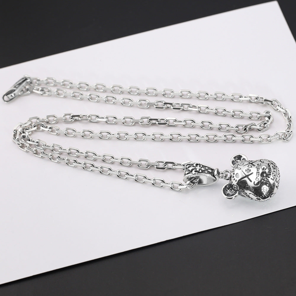 Retro Cute violent bear necklace - MERGE.DAY.1.FREESTYLE