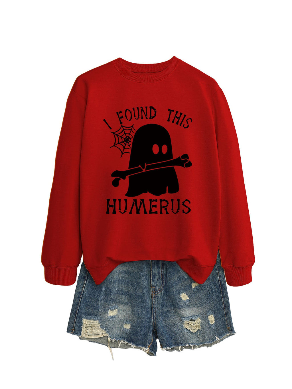 I FOUND THIS HUMERUS round neck loose sweatshirt - MERGE.DAY.1.FREESTYLE