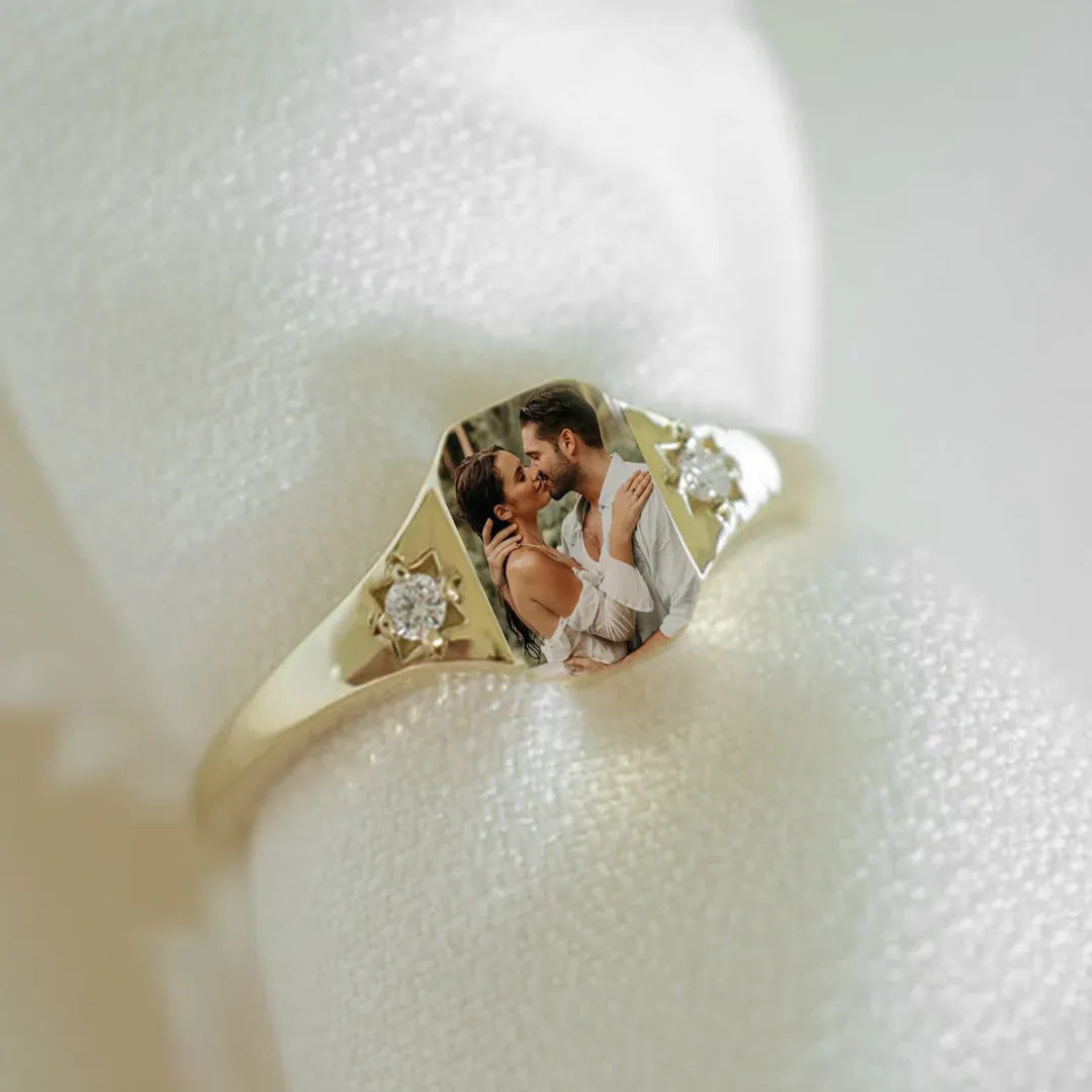 uv color printing birthstone ring - MERGE.DAY.1.FREESTYLE