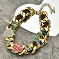 Full Diamond Trendy Hip Hop Versatile Couple Necklace - MERGE.DAY.1.FREESTYLE