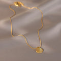 gold shell necklace - MERGE.DAY.1.FREESTYLE