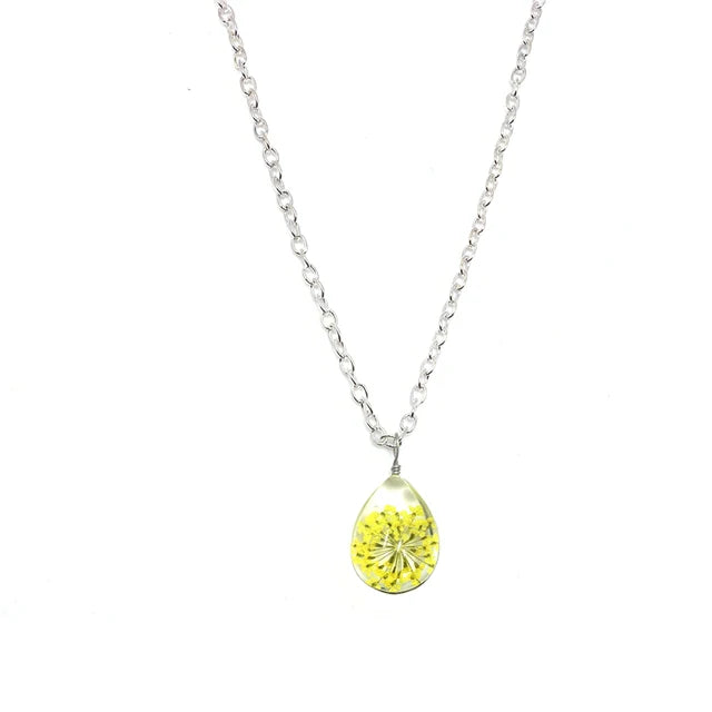 dandelion necklace Lucky WISH Glass Ball Jewelry - MERGE.DAY.1.FREESTYLE