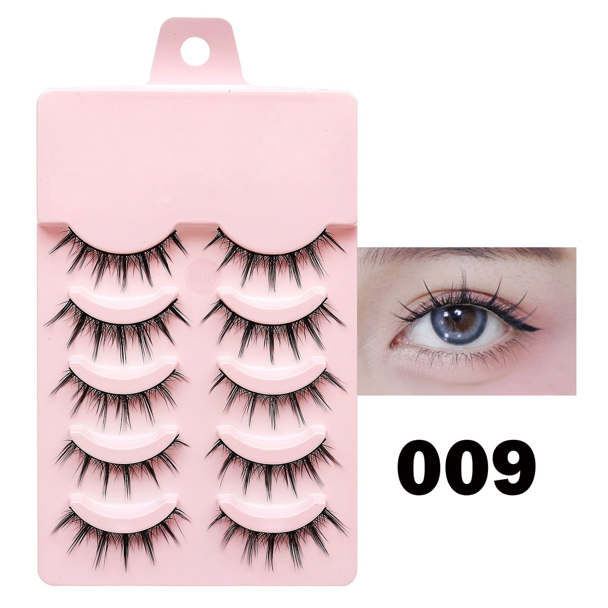 Manga Lashes Soft Natural Eyelashes Thick False Eyelashes - MERGE.DAY.1.FREESTYLE