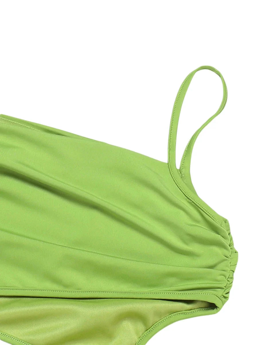 Summer Beach Casual Sexy Hollow Backless Tie Up Slip Dress - MERGE.DAY.1.FREESTYLE