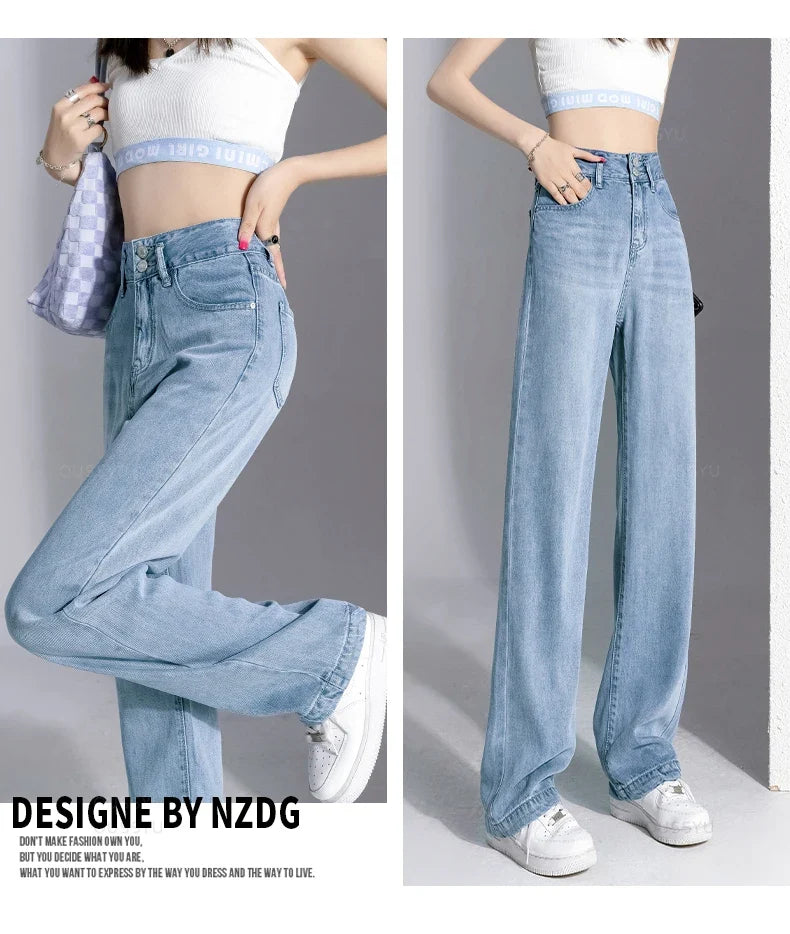 High Street Mopping Trousers Loose Straight Pants - MERGE.DAY.1.FREESTYLE