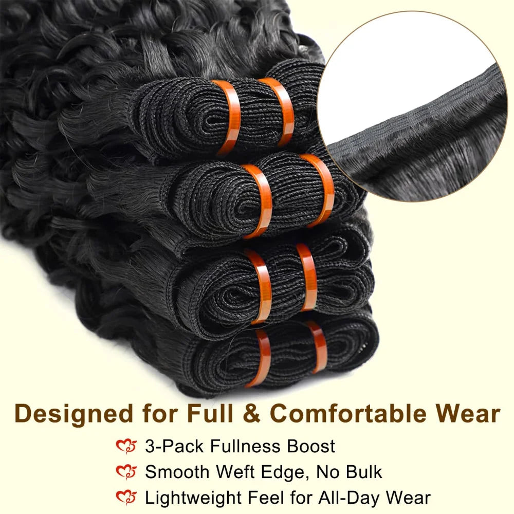 12A Burmese Curly Bundles Human Hair 18 20 22 24 Inch Unprocessed Virgin Hair Deep Wave Bundles With Spiral Curls Ends Water Wave Human Hair Bundles For Black Women Natural Color - MERGE.DAY.1.FREESTYLE