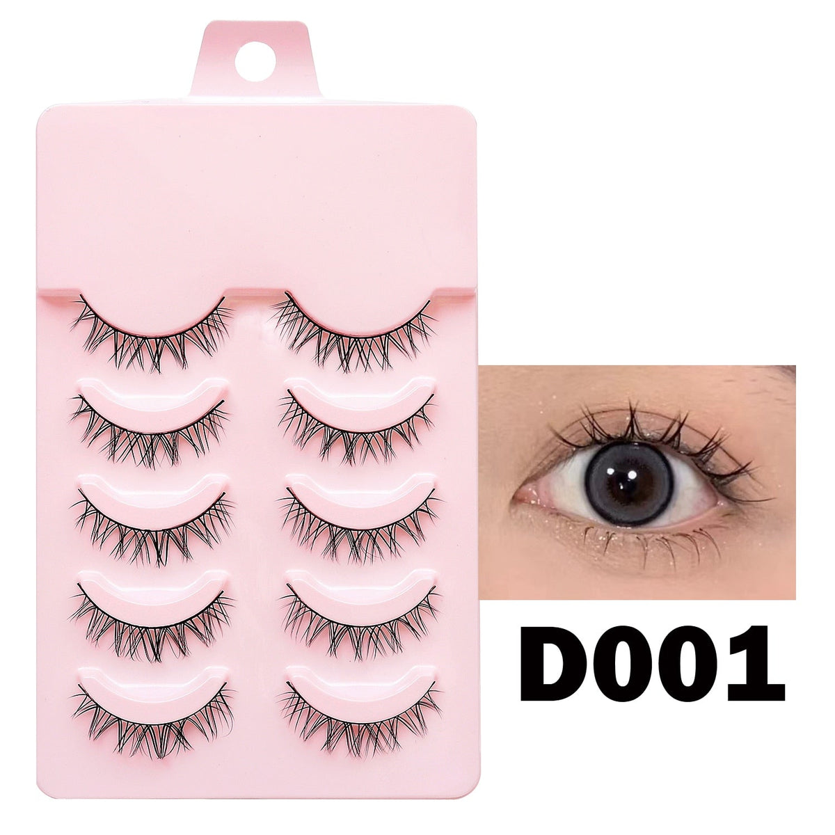 Manga Lashes Soft Natural Eyelashes Thick False Eyelashes - MERGE.DAY.1.FREESTYLE