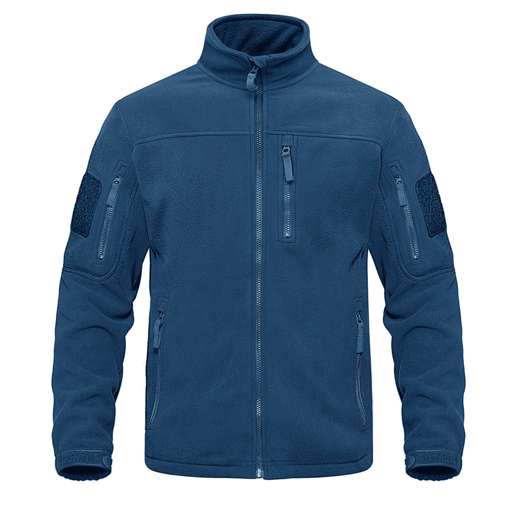 Full Zip Up Tactical Army Fleece Jacket Military Thermal Warm Outwear Windbreaker - MERGE.DAY.1.FREESTYLE