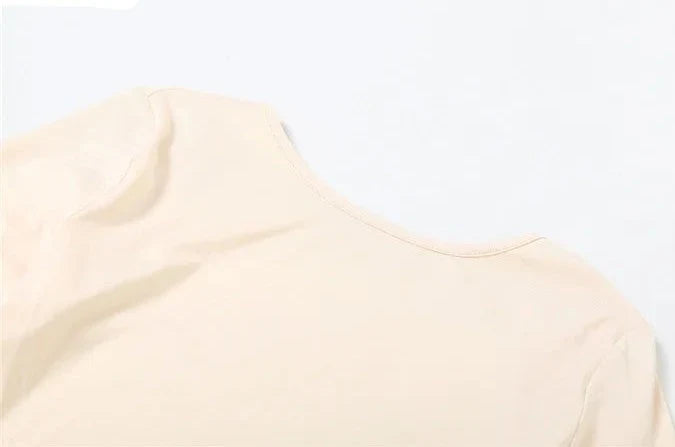 Backless Full Sleeve O-neck Basic Fit Bodycon - MERGE.DAY.1.FREESTYLE