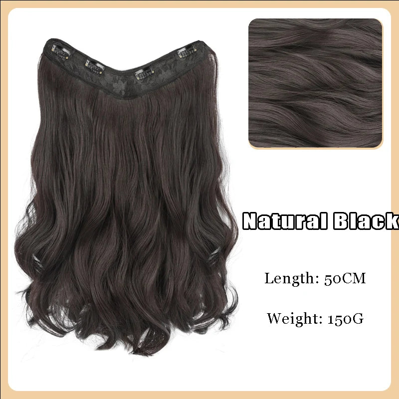 AOSI Part Synthetic Clip In Hair Extension Long Thick Curly Natural Blonde Flase Hair Hairpieces For Women Heat Resistant - MERGE.DAY.1.FREESTYLE