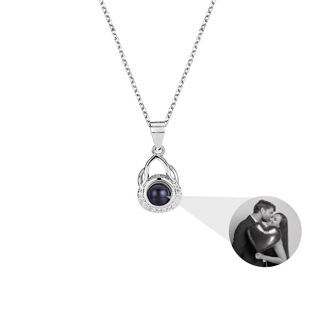 Valentine's Day Gift Photo Custom Projection Necklace Simple Shaped Projection Necklace - MERGE.DAY.1.FREESTYLE