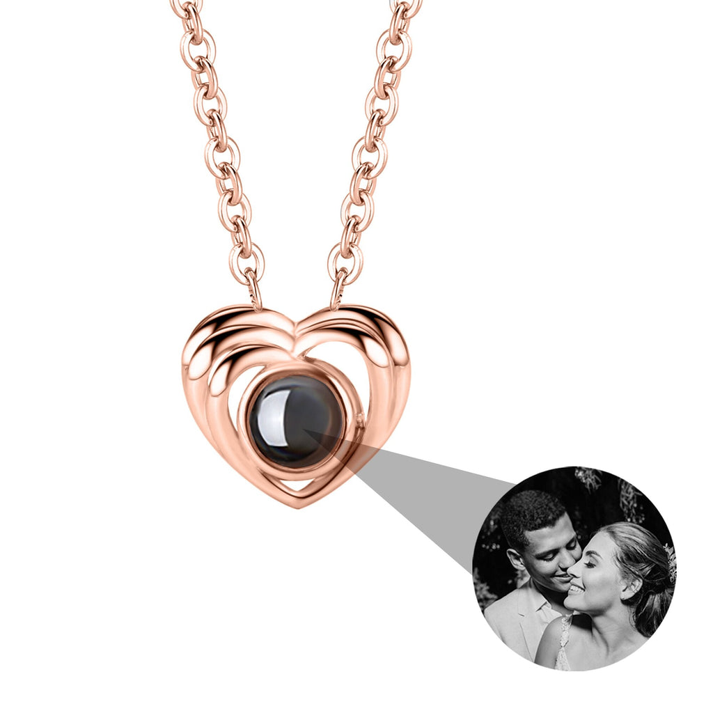Customized photo necklace Projection Necklace Pendant For Lover Girlfriend - MERGE.DAY.1.FREESTYLE