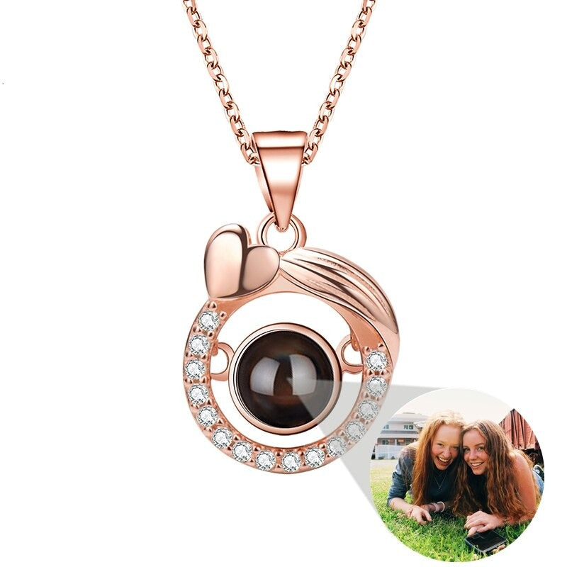 Photo Projection Necklace 12 Constellation Patterns Pendant Necklace - MERGE.DAY.1.FREESTYLE