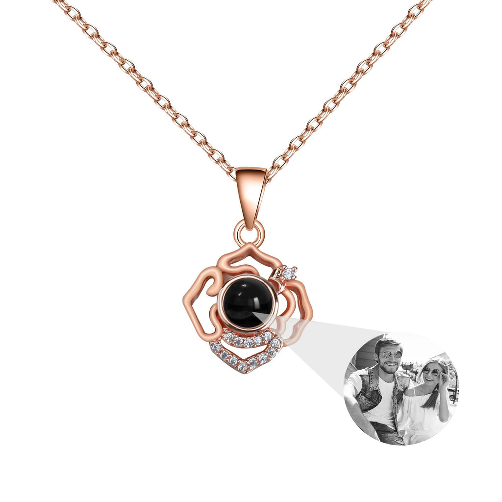 Petals for customized photos Necklace Wedding Romantic Memory Projection Necklace - MERGE.DAY.1.FREESTYLE