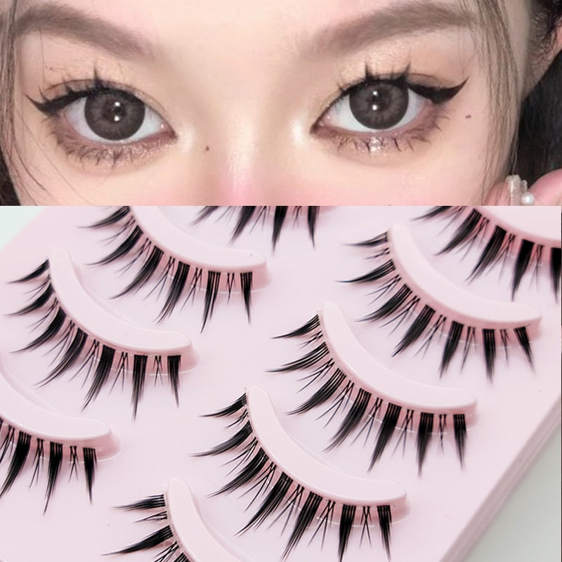 Manga Lashes Soft Natural Eyelashes Thick False Eyelashes - MERGE.DAY.1.FREESTYLE